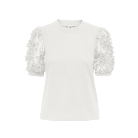 JDY Fairview Sweat Top - Cloud Dancer