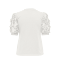 JDY Fairview Sweat Top - Cloud Dancer