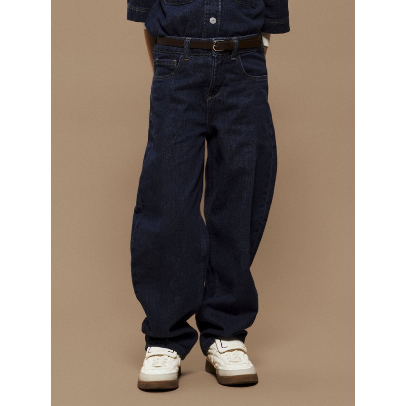 NAME IT Kis Bella Ballon Jeans - Dark Blue denim
