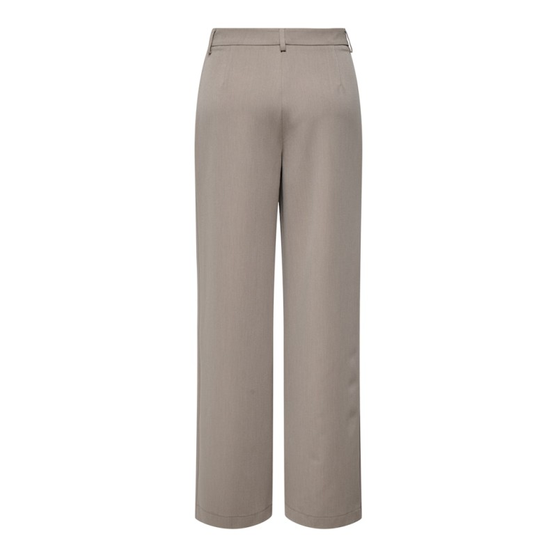 ONLY Hattie Pleat HW Mel Bukser - Taupe Gray
