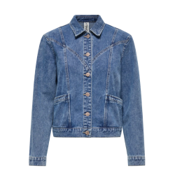 ONLY Kennedy L/S Denim Jakke - Medium Blue Denim