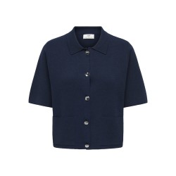 JDY Prime 2/4 Krave Strik Cardigan - Total Eclipse