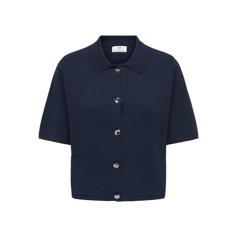 JDY Prime 2/4 Krave Strik Cardigan - Total Eclipse