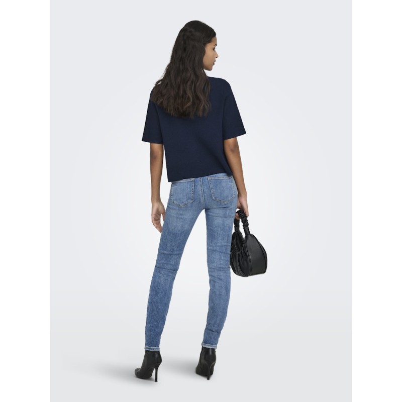 JDY Prime 2/4 Krave Strik Cardigan - Total Eclipse