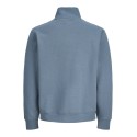 JACK & JONES PLUS Soho Sweatshirt Med Lynlås - Blue Mirage