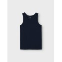 NAME IT Mini/Kids Tank Top 2-Pak Football - Dark Denim