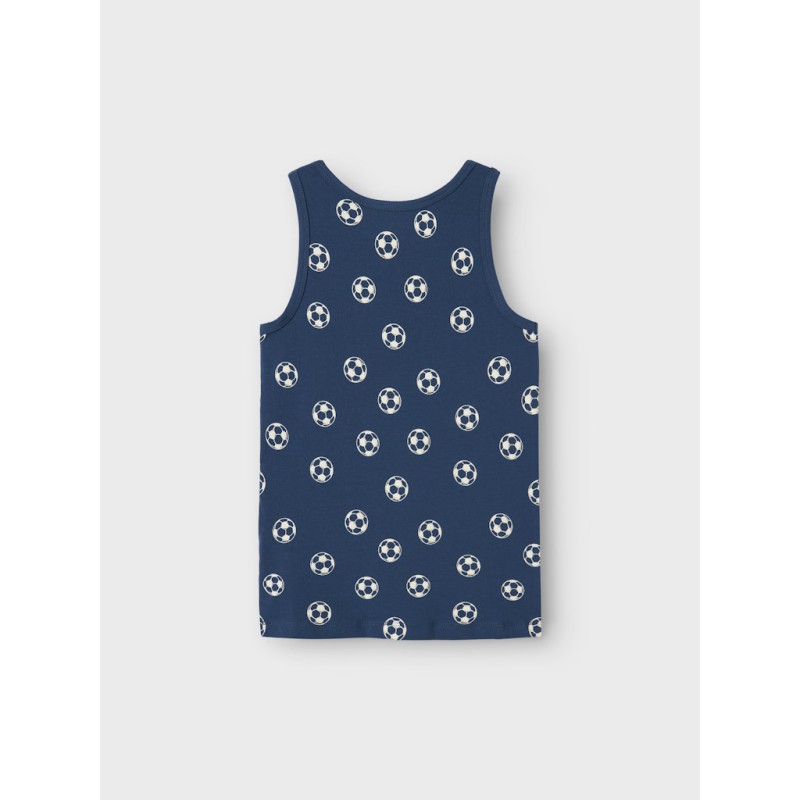 NAME IT Mini/Kids Tank Top 2-Pak Football - Dark Denim