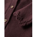 NAME IT Baby Balsalmi L/S Strik Cardigan - Oxblood Red