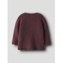NAME IT Baby Balsalmi L/S Strik Cardigan - Oxblood Red