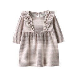 NAME IT Baby Bripa L/S Kjole   Oxblood Red