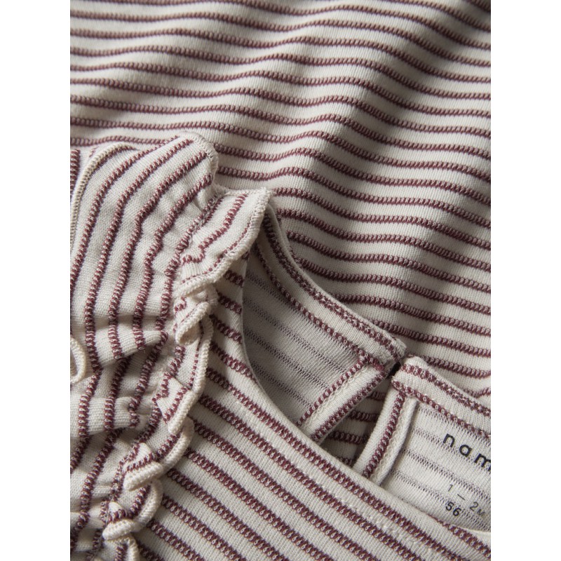 NAME IT Baby Bripa L/S Kjole   Oxblood Red