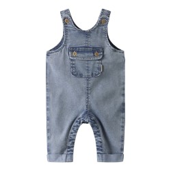 NAME IT Baby Ben Baggy Denim Overalls - Medium Blue Denim