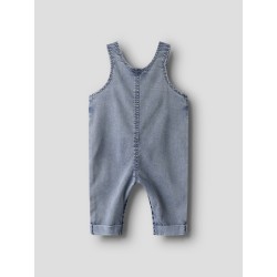 NAME IT Baby Ben Baggy Denim Overalls - Medium Blue Denim