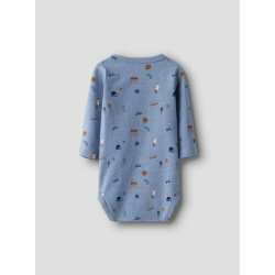 NAME IT Baby Bocar L/S Bodystocking - Endless Sky