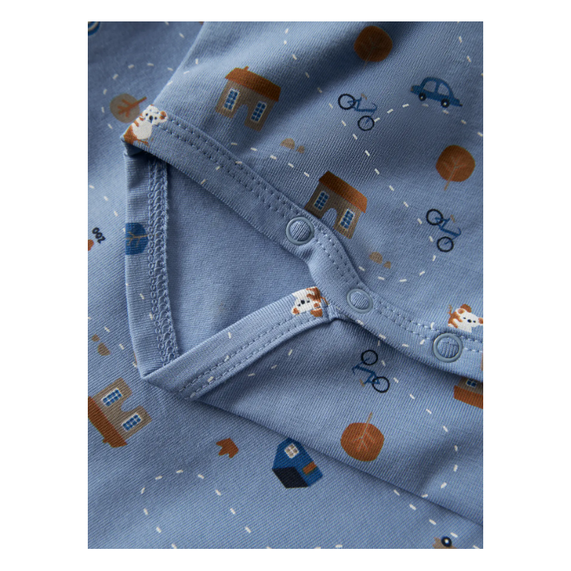 NAME IT Baby Bocar L/S Bodystocking - Endless Sky