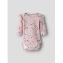 NAME IT Baby Betty L/S Bodystocking - Dawn Pink