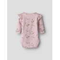 NAME IT Baby Betty L/S Bodystocking - Dawn Pink