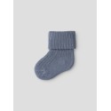 NAME IT Baby Nobbu Rib Strik Sokker - Endless Sky
