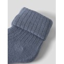 NAME IT Baby Nobbu Rib Strik Sokker - Endless Sky