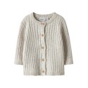 NAME IT Baby Tilla L/S Strik Cardigan - Cloud Dancer