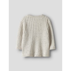NAME IT Baby Tilla L/S Strik Cardigan - Cloud Dancer