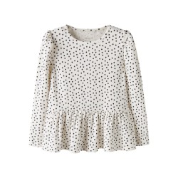NAME IT Mini Tenna L/S Top - Gardenia