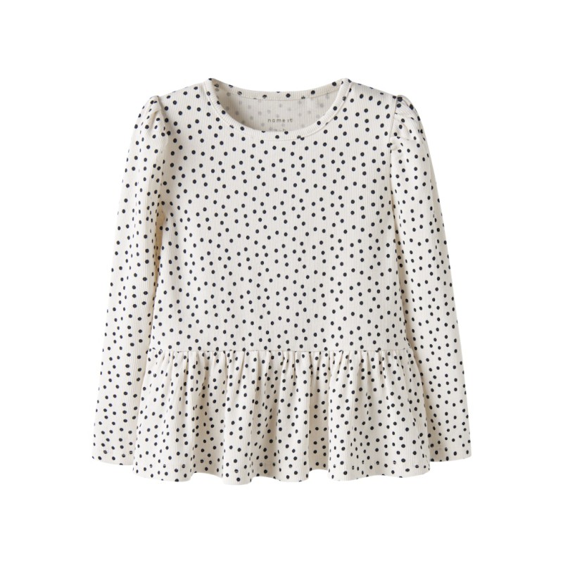 NAME IT Mini Tenna L/S Top - Gardenia
