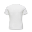 KIDS ONLY Lucky S/S Rund Hals T-shirt - Cloud Dancer