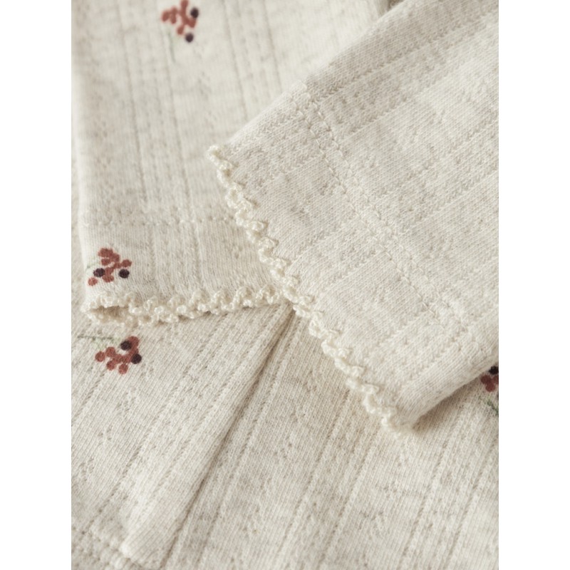 NAME IT Baby Berries Leggings - Peyote Melange