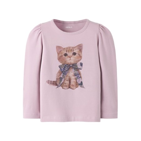 NAME IT Mini Boloras L/S Top - Dawn Pink