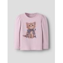 NAME IT Mini Boloras L/S Top - Dawn Pink