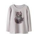NAME IT Mini Boloras L/S Top - Lilac Marble
