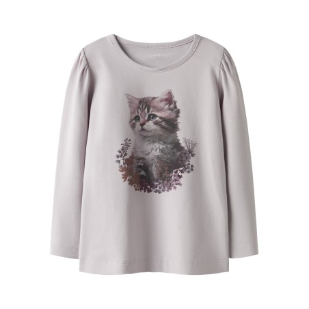 NAME IT Mini Boloras L/S Top - Lilac Marble