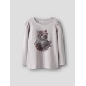 NAME IT Mini Boloras L/S Top - Lilac Marble