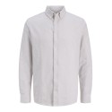JJ REBEL Oscar L/S Skjorte - Crockery
