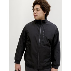 JACK & JONES Plus parker Softshell Krave Bomber - Sort