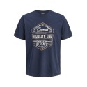 JJ REBEL Paxton S/S T-shirt - Navy Blazer