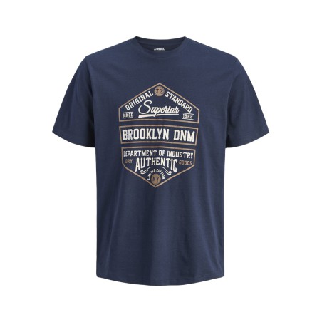 JJ REBEL Paxton S/S T-shirt - Navy Blazer