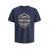 JACK & JONES Paxton S/S T-shirt - Navy Blazer