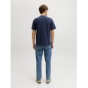 JJ REBEL Paxton S/S T-shirt - Navy Blazer