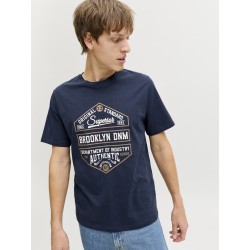 JACK & JONES Paxton S/S T-shirt - Navy Blazer