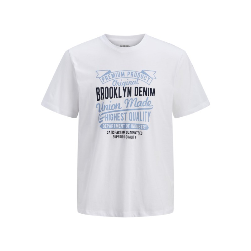 JACK & JONES Paxton S/S T-shirt - Hvid