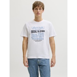 JACK & JONES Paxton S/S T-shirt - Hvid