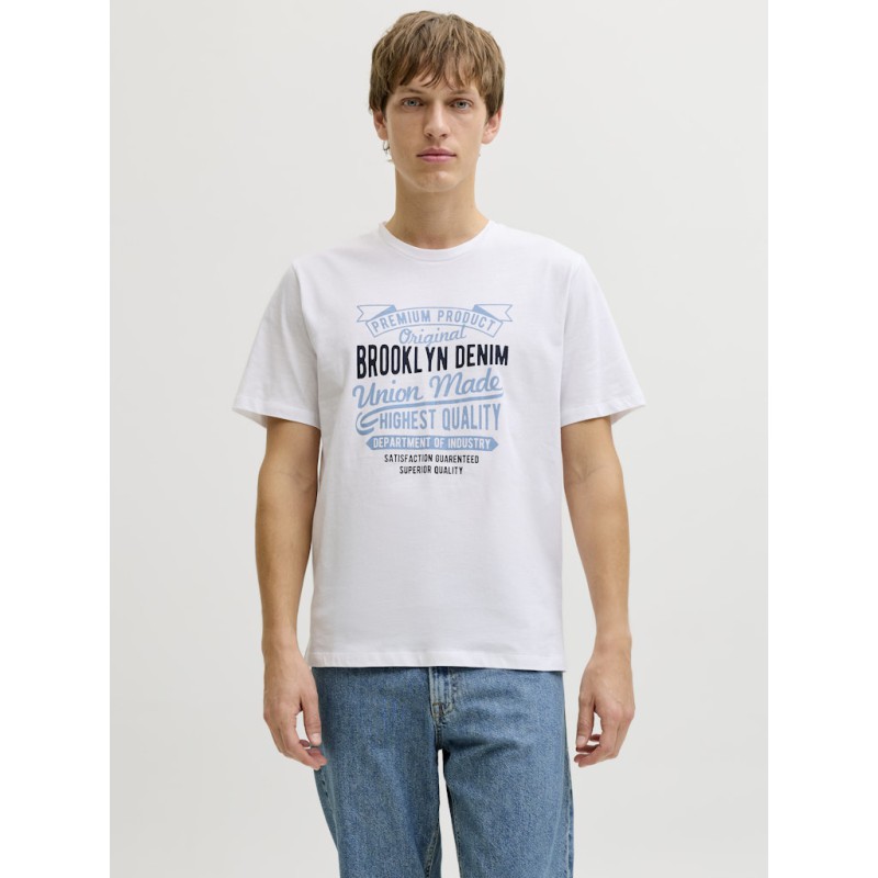 JACK & JONES Paxton S/S T-shirt - Hvid