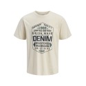 JACK & JONES Paxton S/S T-shirt - Whitecap Gray