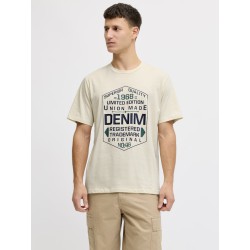 JACK & JONES Paxton S/S T-shirt - Whitecap Gray