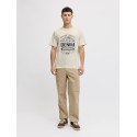 JACK & JONES Paxton S/S T-shirt - Whitecap Gray