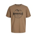 JACK & JONES Theo S/S T-shirt - Coca Mocha