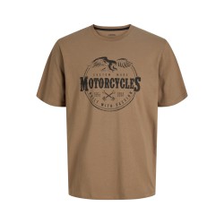 JACK & JONES Theo S/S T-shirt - Coca Mocha