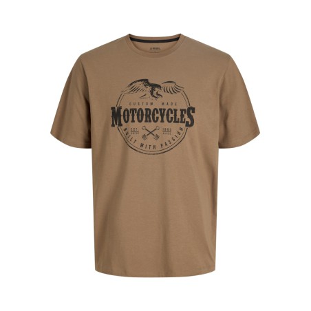 JACK & JONES Theo S/S T-shirt - Coca Mocha